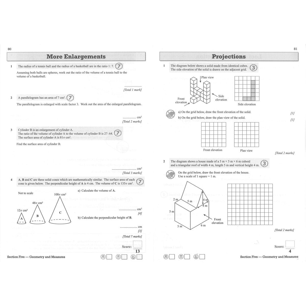 CGP GCSE Maths AQA Higher revision books 3-pack, UK version