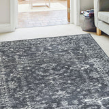 Homemaker Traditional Charcoal Short Pile Runner 67x200cm, UK version