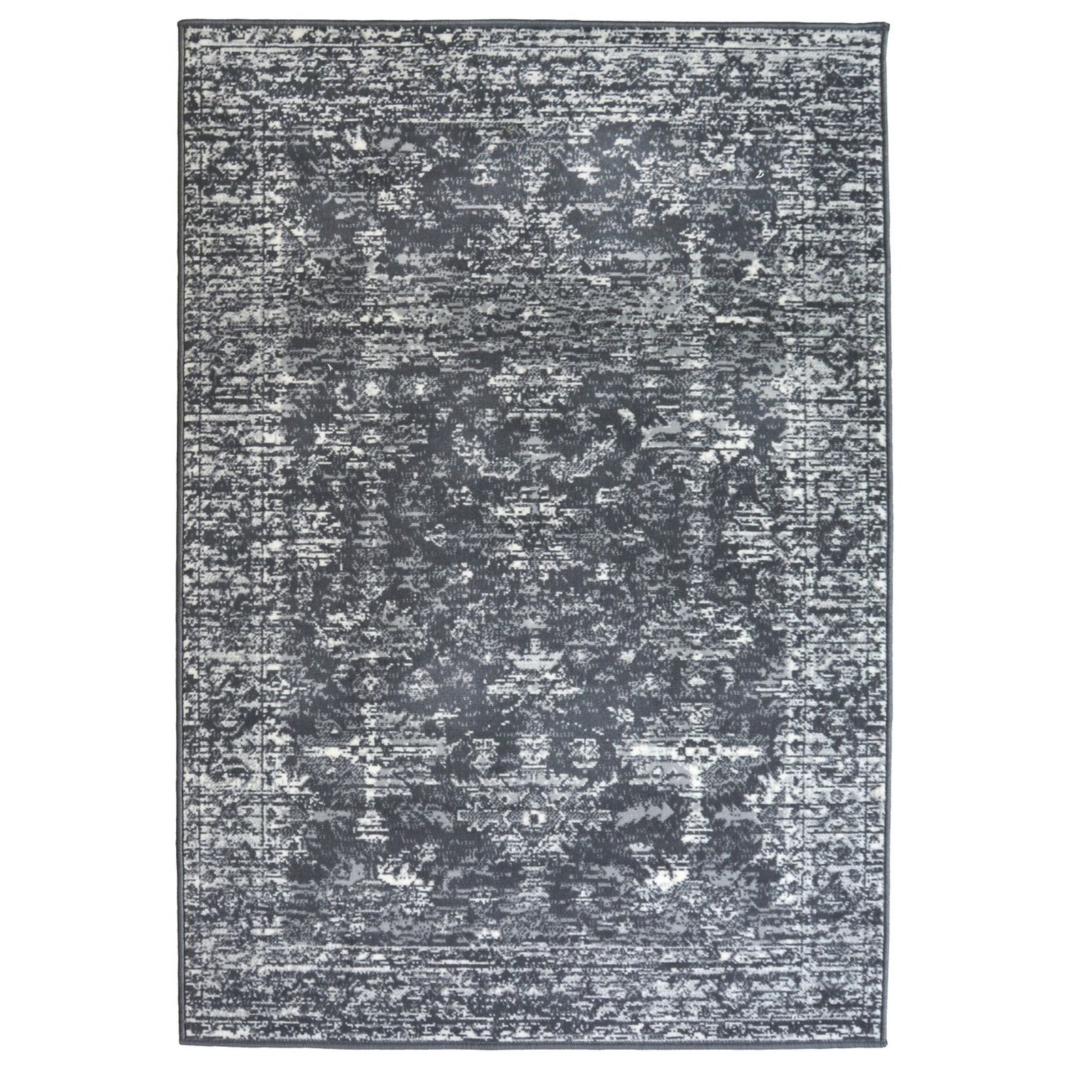 Homemaker Traditional Charcoal Short Pile Runner 67x200cm, UK version