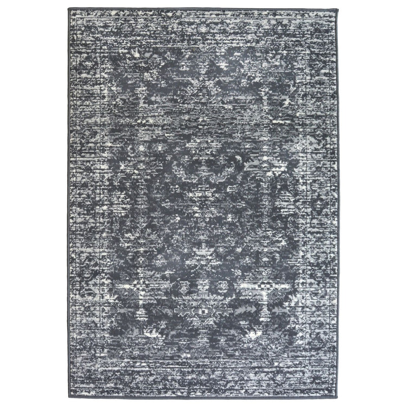 Homemaker Traditional Charcoal  Rug - 120x170cm