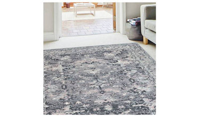 Traditionelles graubraunes Kurzflor-Teppich für das Zuhause 80x150cm