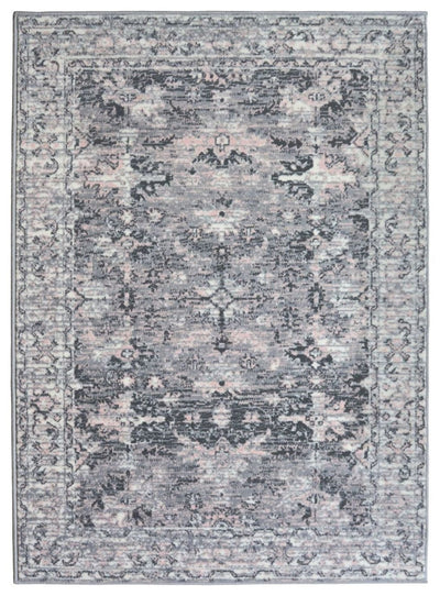 Traditionelles graubraunes Kurzflor-Teppich für das Zuhause 80x150cm