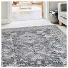 Homemaker traditional grey blush short pile rug 160x230cm, UK version