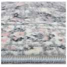 Homemaker traditional grey blush short pile rug 160x230cm, UK version
