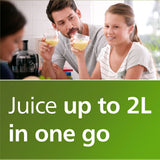 Philips Viva juicer black 2L, UK version