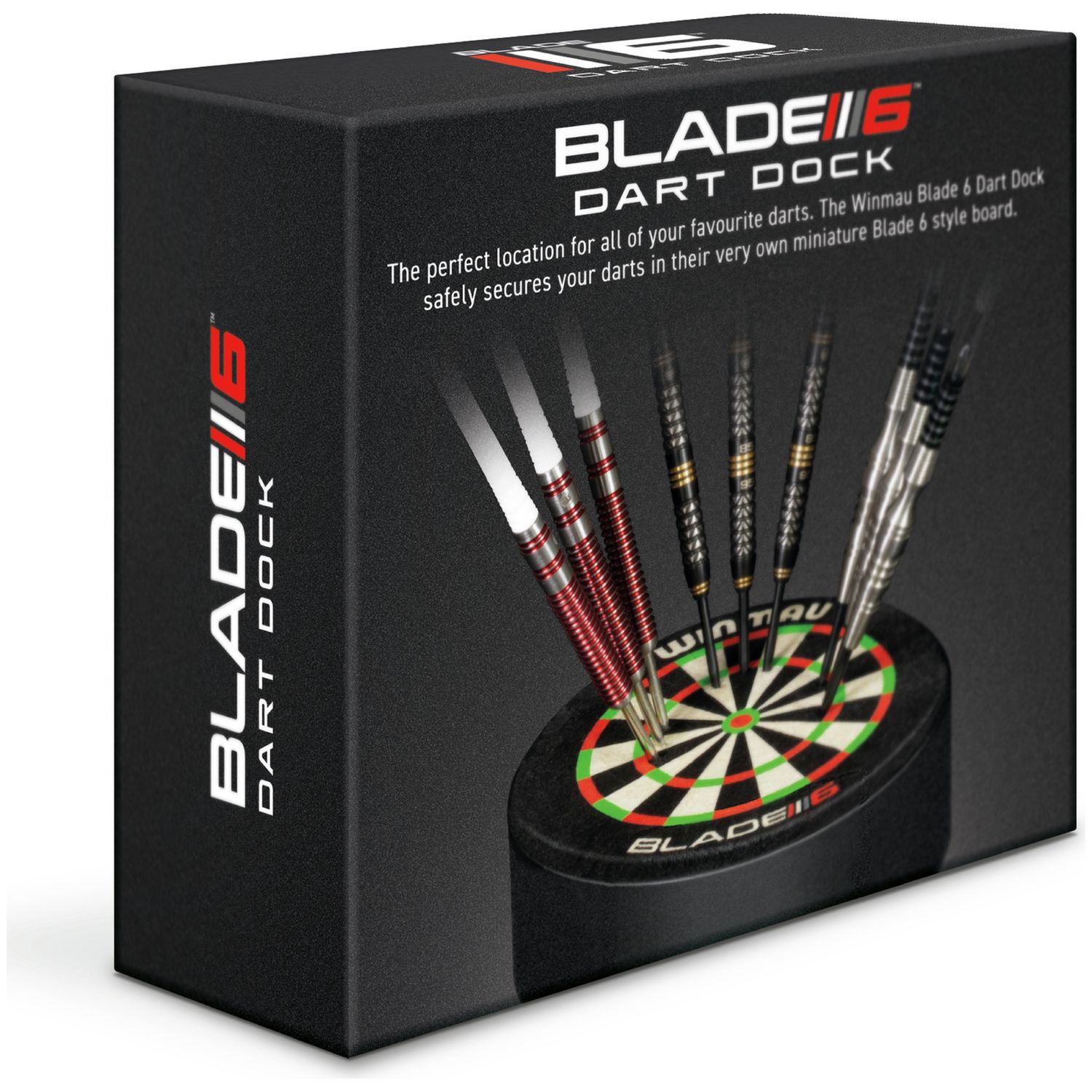 Winmau mini dartboard dart holder 10cm, imported from the UK
