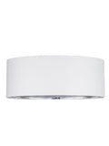 Pacific Elin pendant shade 55cm white faux cotton (British brand)