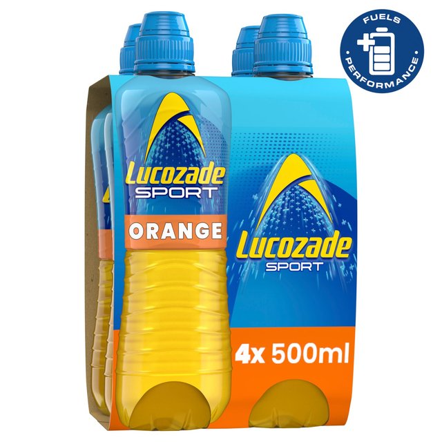 Lucozade Sport Drink Orange   4 x 500ml GOODS M&S   