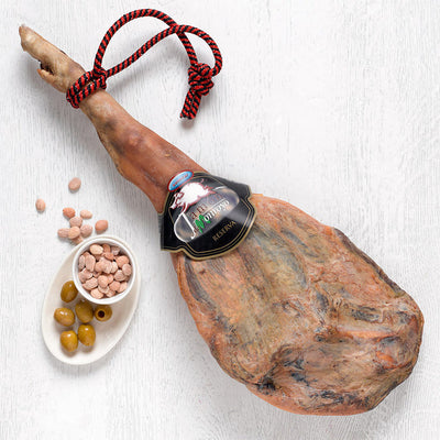 Costco UK Brindisa Monroyo Serrano Ham on the Bone 8kg- Buy online at McGrocer