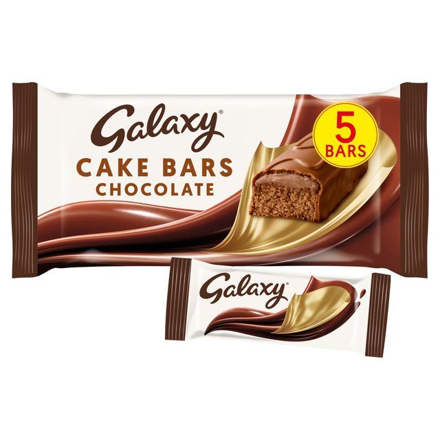 Galaxy Cake Bars   5 per pack GOODS M&S   