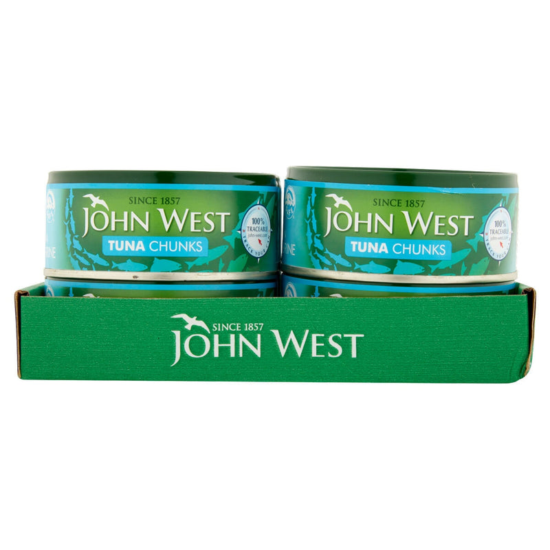 John West tuna chunks in brine 12 x 145g, UK version