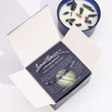 Serenityy's Sagittarius crystal candle with gemstone bracelet 320g, imported from the UK
