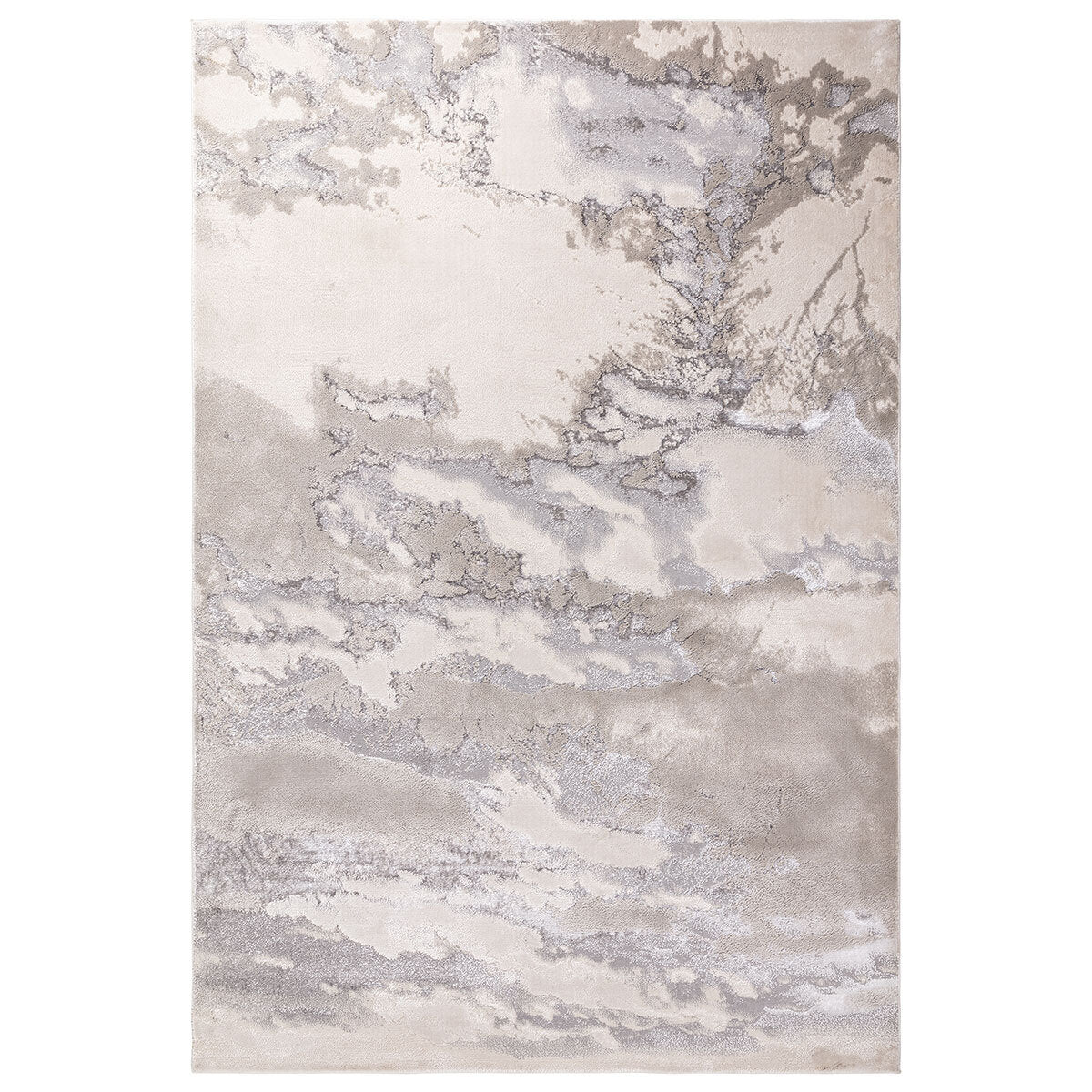 Tapis Asiatic Aurora Cloud Grey - Produit britannique