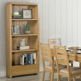 Julian Bowen oak tall bookcase, UK version