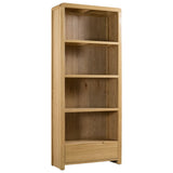 Julian Bowen oak tall bookcase, UK version