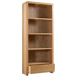 Julian Bowen oak tall bookcase, UK version