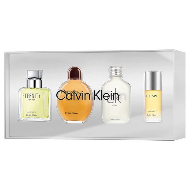Calvin Klein mini EDT gift set 4x15ml, imported from the UK