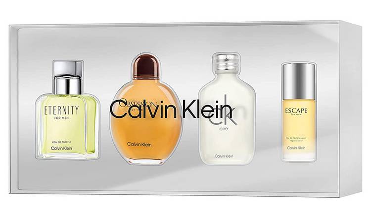 Calvin Klein mini EDT gift set 4x15ml, imported from the UK
