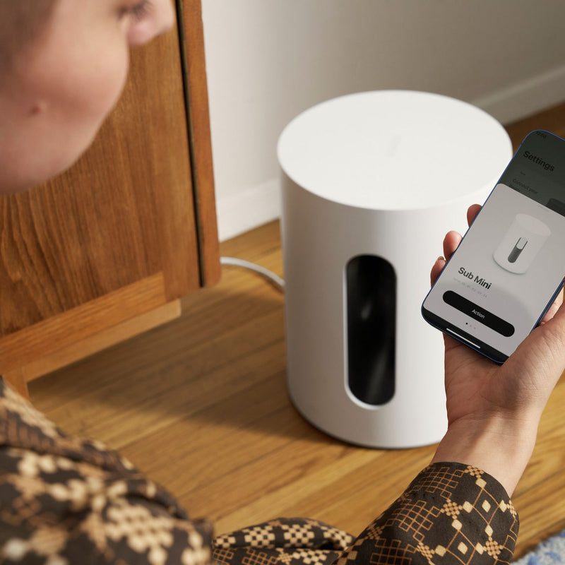 Sonos Sub Mini wireless subwoofer white compact (British brand)