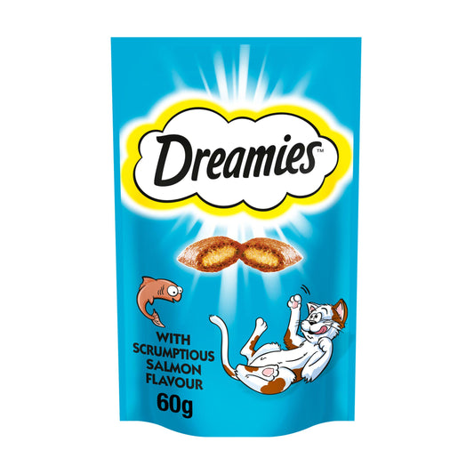 Dreamies Pride Cat Treat Biscuits with Salmon 60g GOODS Sainsburys   