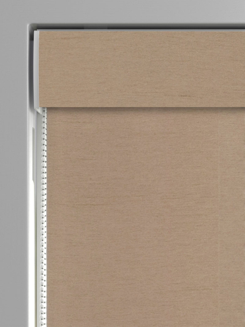 Eloise Latte Natural Roman blind, UK version
