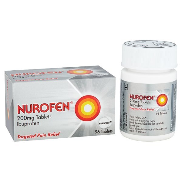 Nurofen Ibuprofen 200mg Pain Relief Tablets 96s GOODS Superdrug   