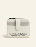 Prada leather card holder with logo plaque, imported from the UK