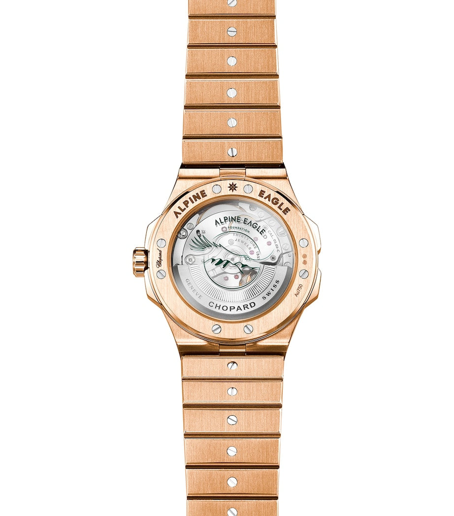 Chopard Alpine Eagle rose gold watch 41mm, imported from the UK
