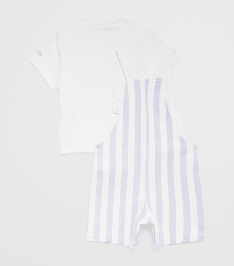 BOSS dungarees and T-shirt set for infants 1-18 months - British product
