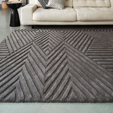 Hague Charcoal Rug, in 3 Sizes GOODS Costco UK