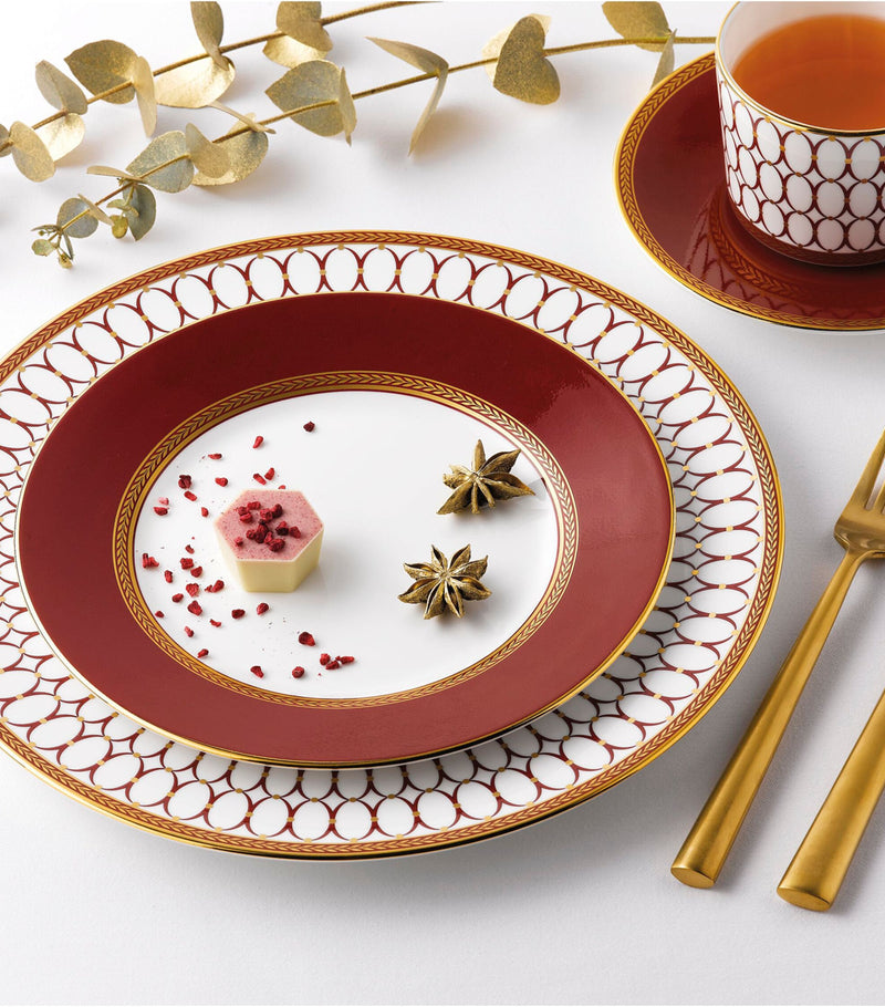 Wedgwood Renaissance Red dinner plate 27cm (British brand)