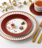 Wedgwood Renaissance Red dinner plate 27cm (British brand)