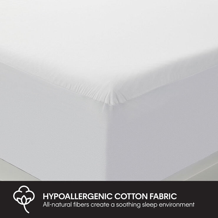 Protect-A-Bed Cotton Mattress Protector Single, UK version
