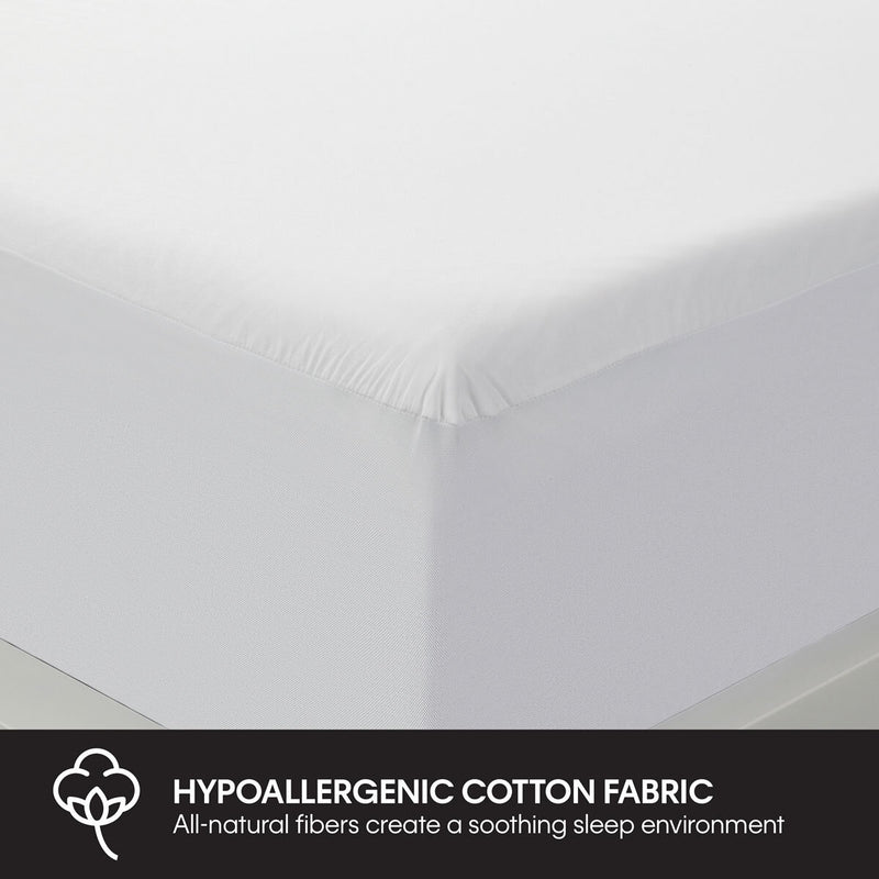 Protect-A-Bed Cotton Mattress Protector Single, UK version
