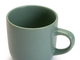 Habitat matte green mugs set of 4, UK version