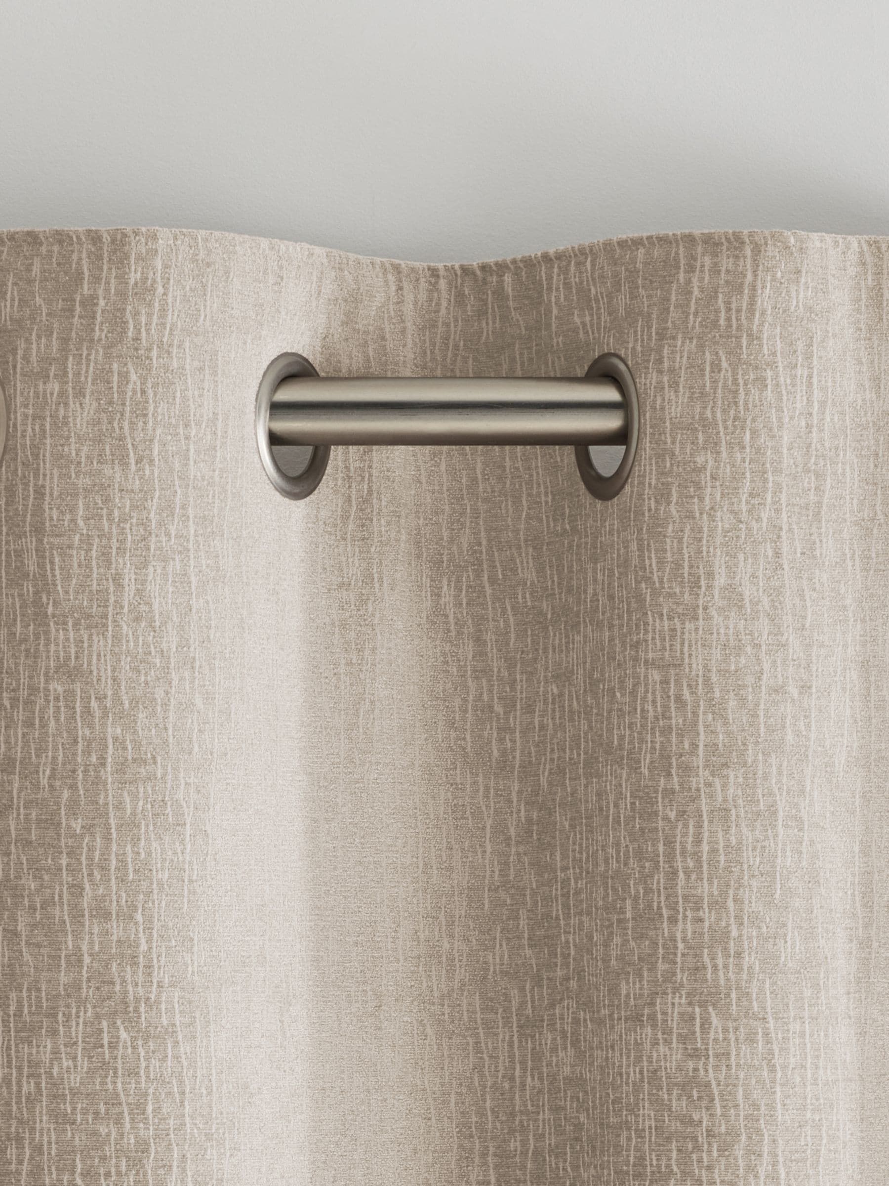 Natural heavyweight chenille super thermal door curtain (British brand)