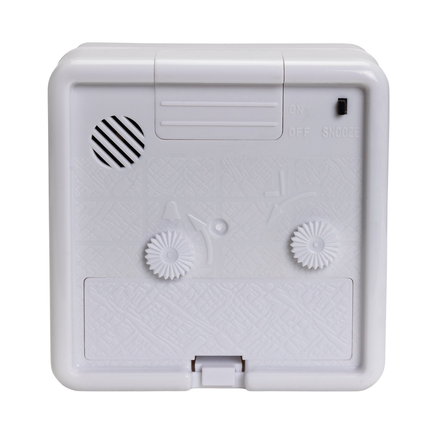 Argos Home white analogue alarm clock - British product