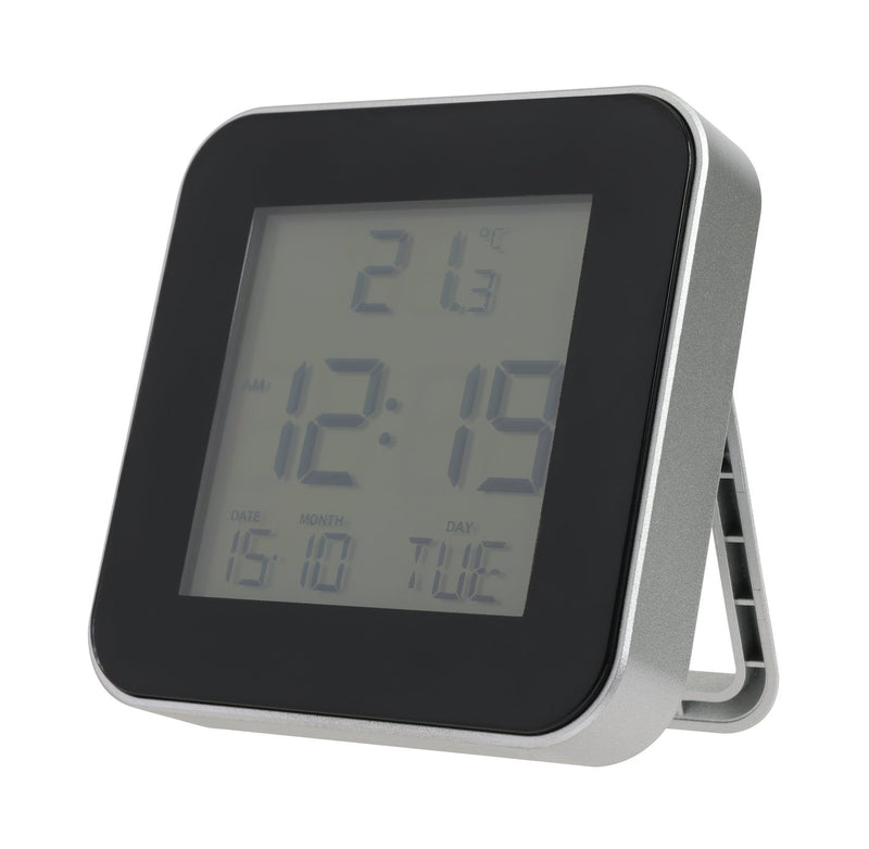 Habitat silver digital alarm clock, UK version