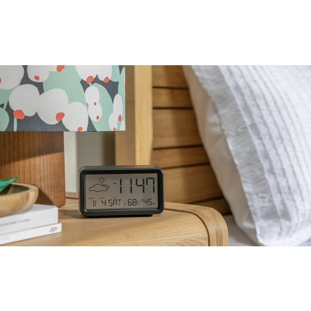 Constant digital alarm clock black - British product