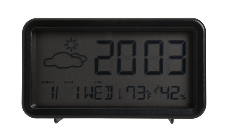 Constant digital alarm clock black - British product