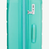 Rock Tulum turquoise hardside luggage set (British brand)