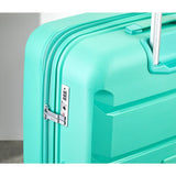 Rock Tulum turquoise hardside luggage set (British brand)