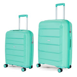 Rock Tulum hardside luggage set in cabin and medium sizes - British product