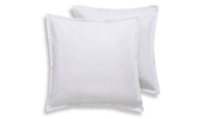 Argos Habitat Bomullsrik 180TC Kontinental Putevar Par Hvite Putevar 65x65cm - Kjøp online på McGrocer