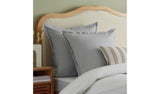 Habitat Cotton Rich 180TC Continental Pillowcase Pair Grey 65x65cm, UK version