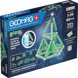 Geomag Glow magnetic shapes set 60 pieces - British product