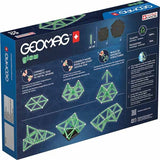 Geomag Glow magnetic shapes set 60 pieces - British product