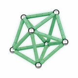 Geomag Glow magnetic shapes set 60 pieces - British product
