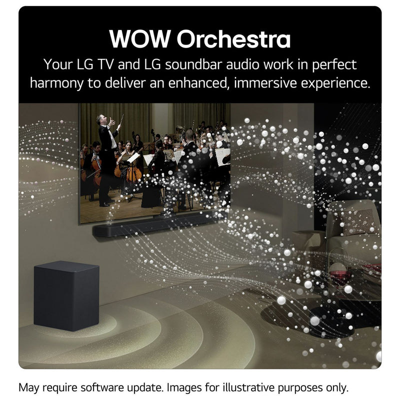 LG USC9S 3.1.3ch sound bar with wireless subwoofer, UK version