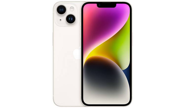 Apple iPhone 14 Starlight 128GB smartphone, imported from the UK